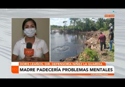 Madre que lanzó a su bebé a una laguna padecería problemas mentales