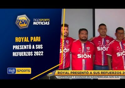 Royal Pari presentó a sus refuerzos 2022. Campeonar y avanzar en Sudamericana con sus tareas.