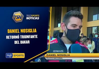 Daniel Nosiglia retornó triunfante del Dakar. Fue el cuarto Sudamericano mejor ubicado.