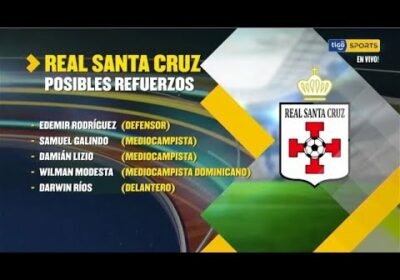 Lizio, Rodríguez y Galindo en tratativas con Real Santa Cruz. También el dominicano Modesta.