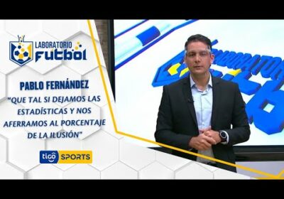 Pablo Fernández: “Que tal si dejamos las estadísticas y nos aferramos a ese porcentaje de ilusión”.