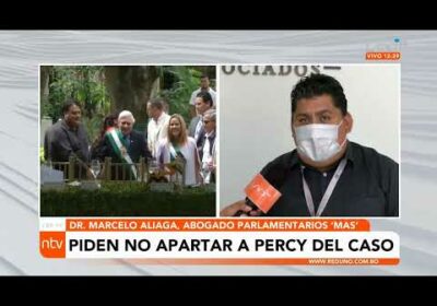 Parlamentarios del MAS piden no apartar a Percy del caso «Ítems Fantasmas»