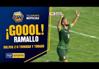 ¡Gol de Bolivia! Ramallo con un tremendo zapatazo anota el segundo tanto del cotejo para la ‘Verde’