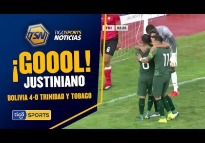 ¡Gol de Bolivia! Justiniano apareció en el área para conectar un cabezazo y ampliar la diferencia