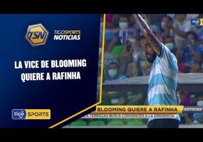 La vice de Blooming quiere a Rafinha. Jean Carla Terrazas busca convencer a la dirigencia.