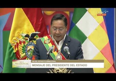 Mensaje presidencial en conmemoración al Día del Estado Plurinacional de Bolivia 2022