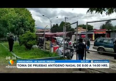 Abren nuevo punto de pruebas antígeno nasal en Cochabamba