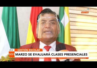 Martes inician las clases y en marzo se evaluará clases presenciales