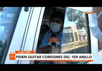 Transportistas piden quitar cordones del primer anillo