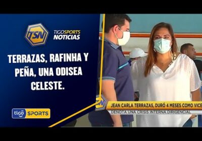 Terrazas, Rafinha y Peña, una odisea celeste. Finalmente llega Rafinha y la vice renunció.