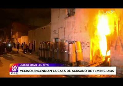 #Bolivia | Vecinos exigen justicia en puertas de la casa del feminicida serial