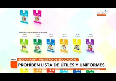 Prohíben lista de útiles y uniformes