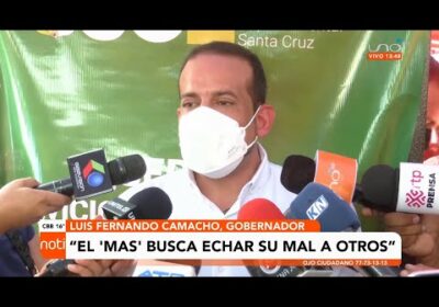 Camacho asevera que el MAS pretende desvincular a Evo Morales de investigaciones de la DEA