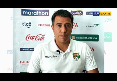Conferencia de prensa a César Farías, director técnico de Bolivia, previo al partido ante Venezuela.