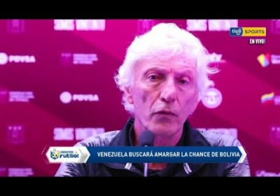 Estas fueron las declaraciones del DT. de nuestro rival Venezuela.