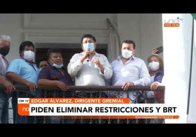Transportistas piden eliminar restricciones y BRT