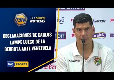 Declaraciones de Carlos Lampe luego de la derrota ante Venezuela.