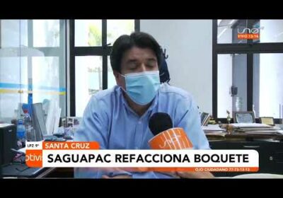 Saguapac refacciona boquete e identifican zonas que tengan filtraciones