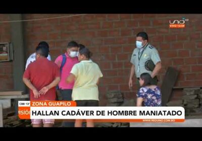 Hallan cadáver de hombre maniatado en zona Guapilo