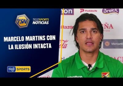 El capitán Marcelo Martins con la ilusión intacta. Aún matemáticamente hay chances.