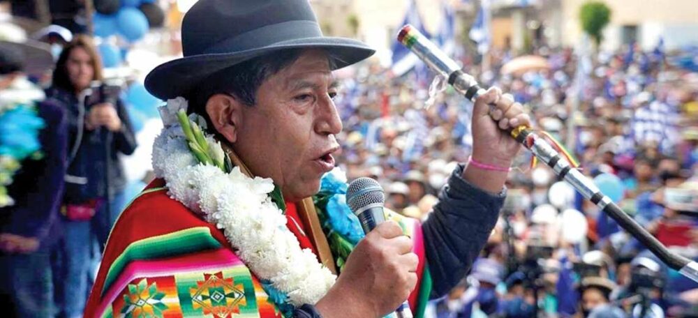 David Choquehuanca, vicepresidente de Bolivia