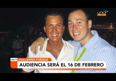 La audiencia de Guillermo Parada será el 16 de febrero