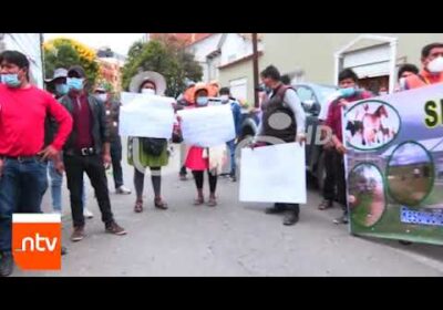 Pobladores de Caico tapiaron oficinas del INRA en Cochabamba