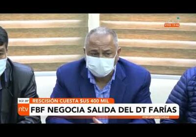 La Federación boliviana de futbol negocia la salida de Farías