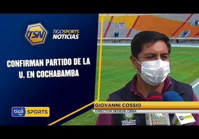 Confirman partido de la U. en Cochabamba. Pero el Capriles no llega al 100%.