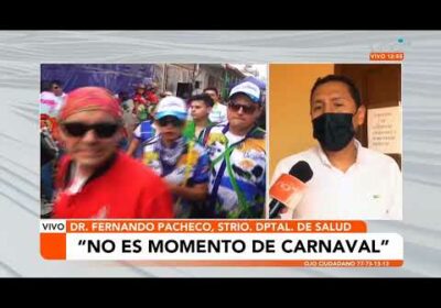 Pacheco: «No es momento de Carnaval»