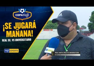 ¡Se suspendió el encuentro entre Real S. C. VS Universitario de Sucre! se jugará mañana a las 12:00