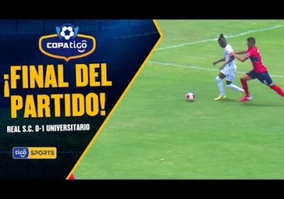 ¡Final del partido! Universitario  venció a Real S. C. en la continuidad de la jornada 1.