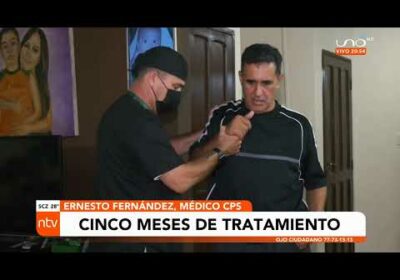 Tras cinco meses de recuperación Runy Callaú camina