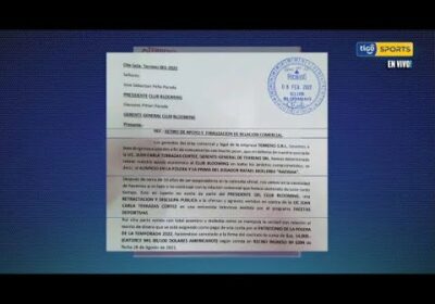 La empresa de terrenos la cual pertenece a la ex vicepresidenta de Blooming quiere retirar su apoyo.