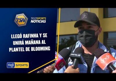 Llegó Rafinha y se unirá mañana al plantel de Blooming.