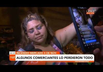 Comerciantes lo pierden todo en incendio de gran magnitud en mercado 4 de noviembre