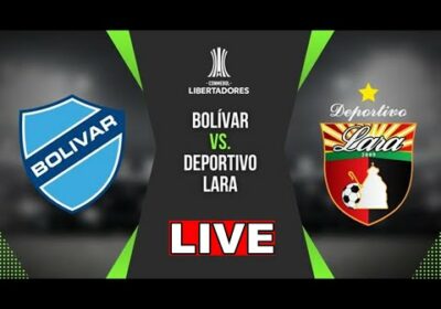 Deportivo Lara vs Bolivar en vivo Copa Libertadores