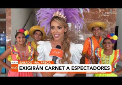 La soberana del carnaval 2022 invita a todos a la 1ra preca