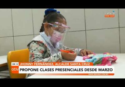 Jhonny propone volver a clases presenciales después de Carnaval