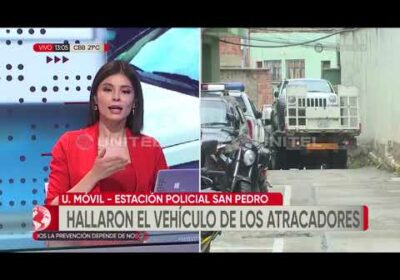 Recuperan el vehículo que antisociales usaron para robar $us 40 mil en La Paz