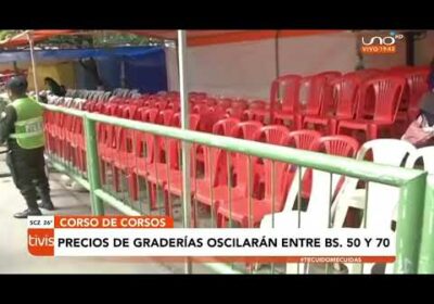 Comerciantes están dispuestos a bajar el aforo en las graderías del Corso |Notivisión |Cochabamba