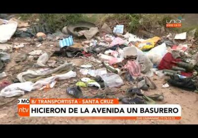 Vecinos conviven con 800 metros de basura