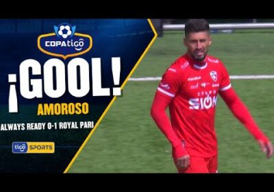 19′ ¡Gol de Royal Pari! Amoroso con una buena volea anota el primer tanto del cotejo.