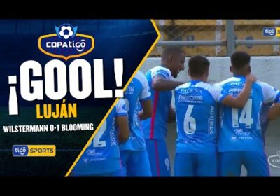 ¡Gol de Blooming! Luján aprovechó un rebote del golero Escobar para mandar a guardar el balón
