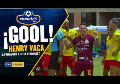 85′ ¡Gol de The Strongest! Henry Vaca  marca el tercer grito para el ‘Gualdinegro’.
