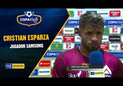 Cristian Esparza Jugador Samsung del encuentro entre  Atlético Palmaflor vs The Strongest.