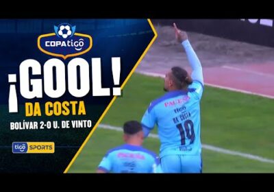¡Gol de Bolívar! Da Costa ejecutó satisfactoriamente desde los 12 pasos para aumentar la ventaja