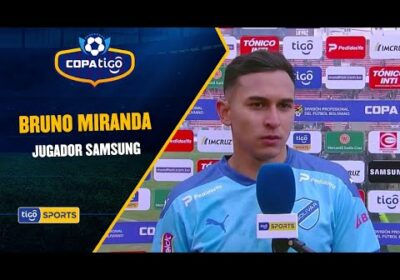 Estas fueron las palabras de Bruno Miranda, jugador Samsung del partido.