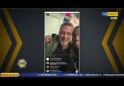 La ‘Academia’ cruceña trasladó los festejos al camerino y el abogado Martins, fue parte de la fiesta