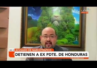 Detienen a expresidente de Honduras, acusado de narcotráfico